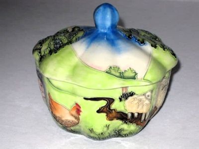 Old Tupton Ware Sugar Bowl Farmyard Style TW7222