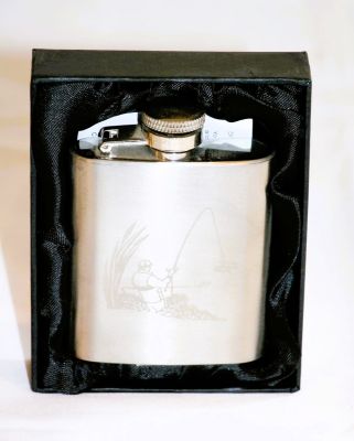 Angling Hip Flask Fathers Day Birthday Gift 82026