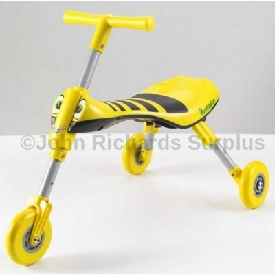 Original QuickSmart Scuttlebug Black and Yellow Bumble Bee Outdoor or Indoor Toy 1-3 yrs