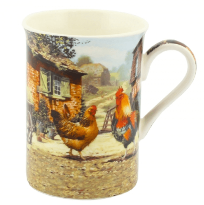 Cockerel & Hen Latte Mug from MacNeil LP92524