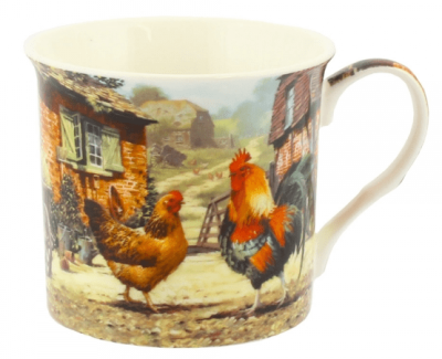 Cockerel & Hen Coffee/Tea Mug from MacNeil LP92525