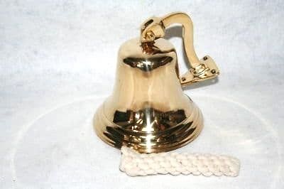 Brass Reproduction 5.5 Inch Diameter Ships Bell 933