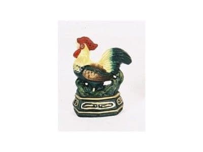 Cast Iron Small Rooster Door Wedge 976 