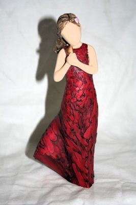 With Love - Girl Figurine From Arora More Than Words Collection 987MTW-RWL