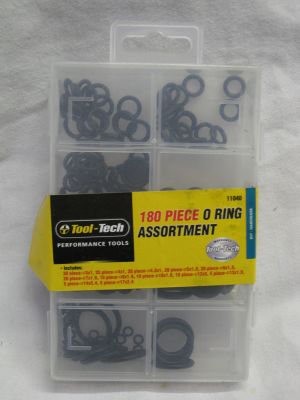 Tool-Tech 180 Piece O Ring Assortment 11040