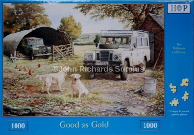 Good As Gold 1000 Piece Jigsaw Puzzle Land Rover