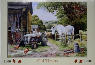 Old Timers 1000 Piece Jigsaw Puzzle Ferguson Tractor & Shire Horse