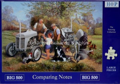Comparing Notes Big 500 Piece Jigsaw Puzzle Ferguson Tractor
