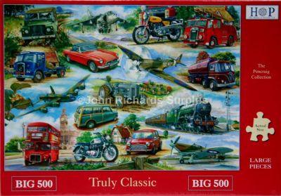 Truly Classic Big 500 Piece Jigsaw Puzzle Classic Transport