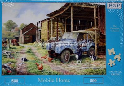 Mobile Home 500 Piece Jigsaw Puzzle Land Rover Series 1