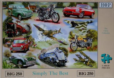 Simply the Best Big 250 Piece Jigsaw Puzzle Classic Transport