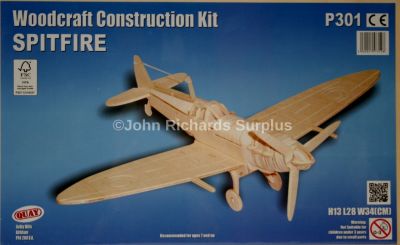 RAF Supermarine Spitfire Woodcraft Construction Kit 