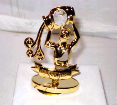 24K Gold Plated Swarovski Crystal Temptations Zodiac signs 15020