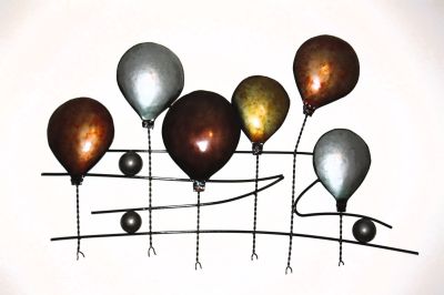 Balloon Race Metal Wall Art 5093
