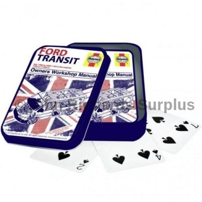 Haynes Ford Transit Playing cards in a tin