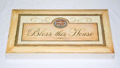Wooden Novelty Door or Wall Signs My Room Bless This House 3 styles