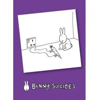 Bunny Suicides Death by Carrot Fridge Magnet Novelty MGBS4