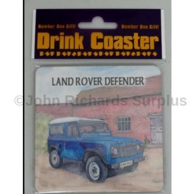 Drinks coaster Land Rover Defender 90