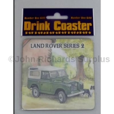 Drinks coaster Land Rover Series 2 SWB Hard Top