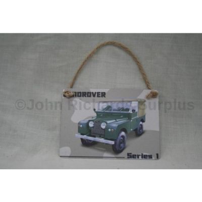Small Hanging Metal Sign Land Rover Series 1