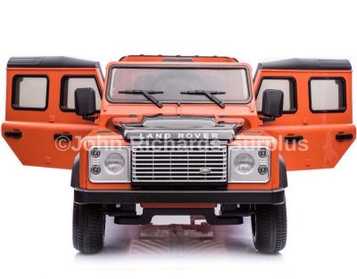 Ride On Land Rover Defender Orange P.O.A DA1522