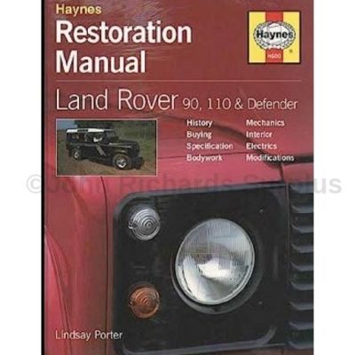 Haynes Defender 90 &amp; 110 Restoration Manual