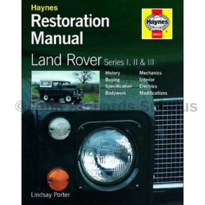 Haynes Series 1, 2, 2a &amp; 3 Restoration Manual