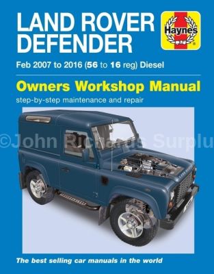 Haynes Defender Owners Workshop Manual 2007 - 2016