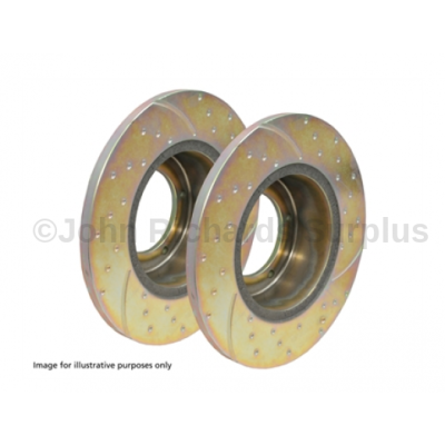 EBC Rear Solid Brake Disc Pair DA4148 POA