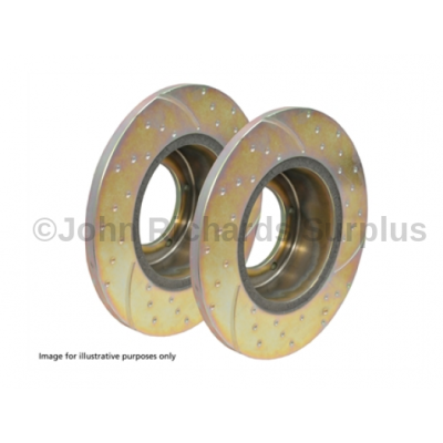 EBC Rear Solid Brake Disc Pair DA4152 POA