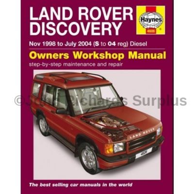 Haynes Discovery 2 Owners Workshop Manual 1998 - 2004