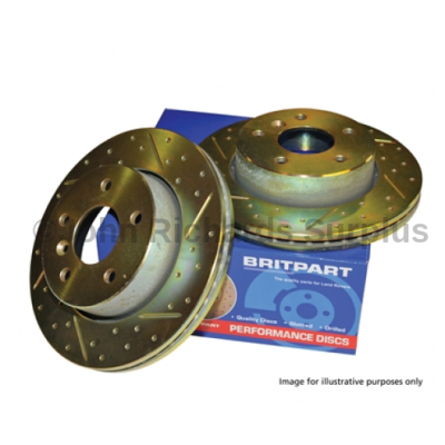 Britpart Performance Front Vented Brake Disc Pair DA4606 POA