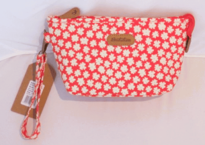 Brakeburn Delicate Daisy Cosmetic Bag in Coral.008021S16