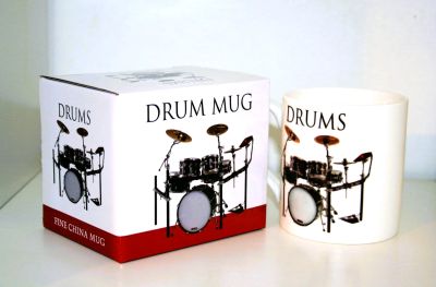 Music Themed Set of Drums Mug Boxed DR001