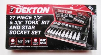 Dekton 27 Piece Torx & Star Socket Set DT85135