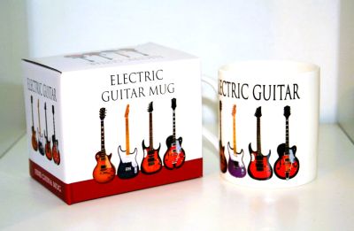Music-themed Electric Guitar Mug Boxed EGU1005