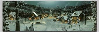 Christmas Scene LED Canvas Picture Available in 2 Designs. F-1117, F1118