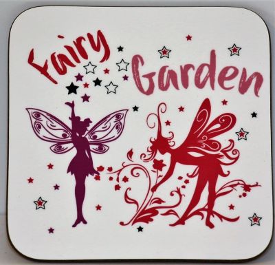Fairy Garden Coaster 9cm x 9cm
