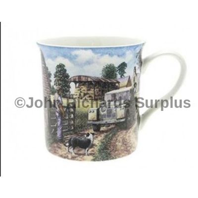 Fine Art mug Land Rover series 2 at the farm gate