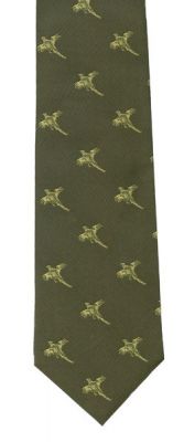 Novelty Flying Pheasants Polyester Tie
