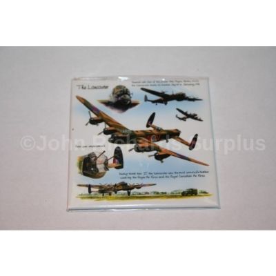 RAF Avro Lancaster Bomber 3" x 3" Fridge Magnet 