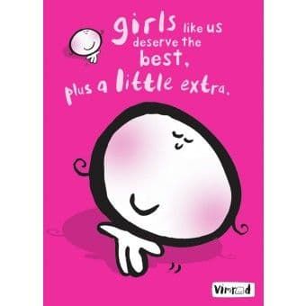 Girls Like Us Deserve The Best Collectable Novelty Magnet MGVR5