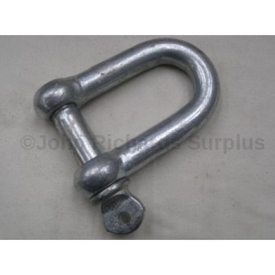 Galvanised commercial threaded 'D' shackle 3/4 5043