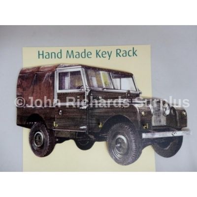 Handmade wooden key rack Land Rover Series 1 86/88