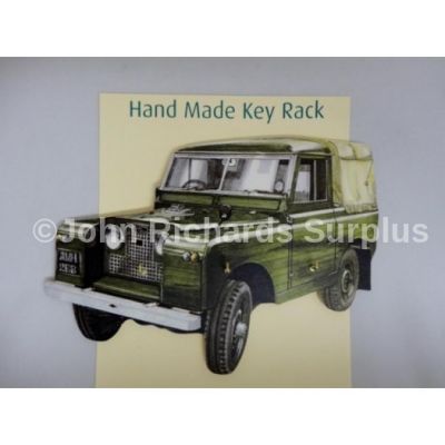 Handmade wooden key rack Land Rover Series 2 SWB Pick Up