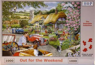 Out For The Weekend 1000 Piece Jigsaw Country Drive in The MG's