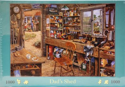 Dad's Shed 1000 Piece Jigsaw A Mysterious Place!