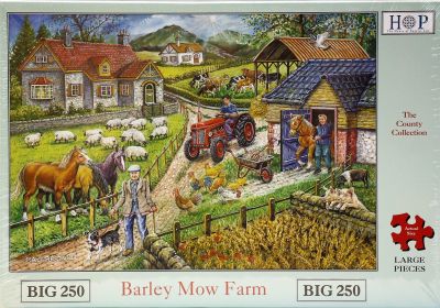 Barley Mow Farm Big 250 Piece Jigsaw Puzzle Busy Day On The Farm