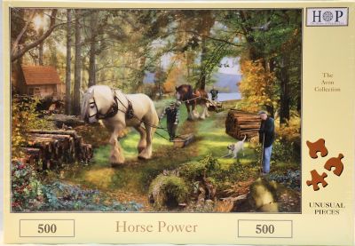 Horse Power 500 Piece Jigsaw Puzzle 
