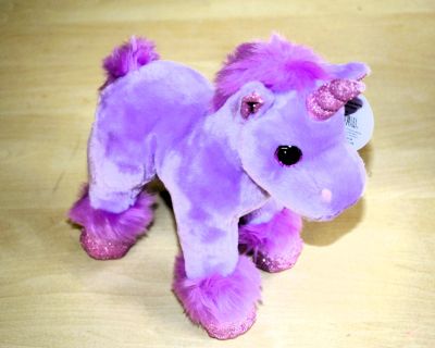 Milli Moo Purple Unicorn Soft Toy  P LU0054
